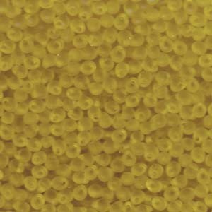 Miyuki Tropfen Perlen 3,4mm 0136F transparent matt Yellow 10gr